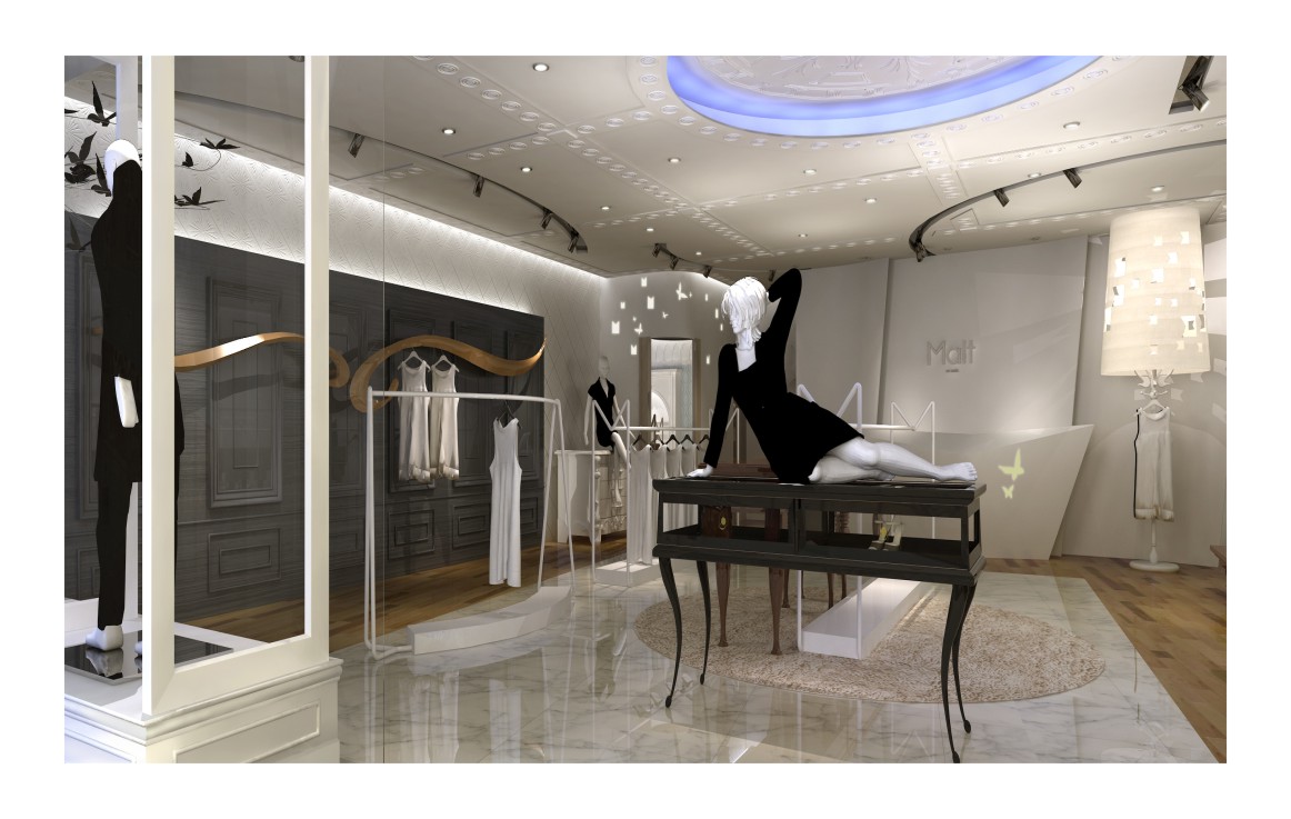Malt服飾門(mén)店裝修設(shè)計(jì)效果圖