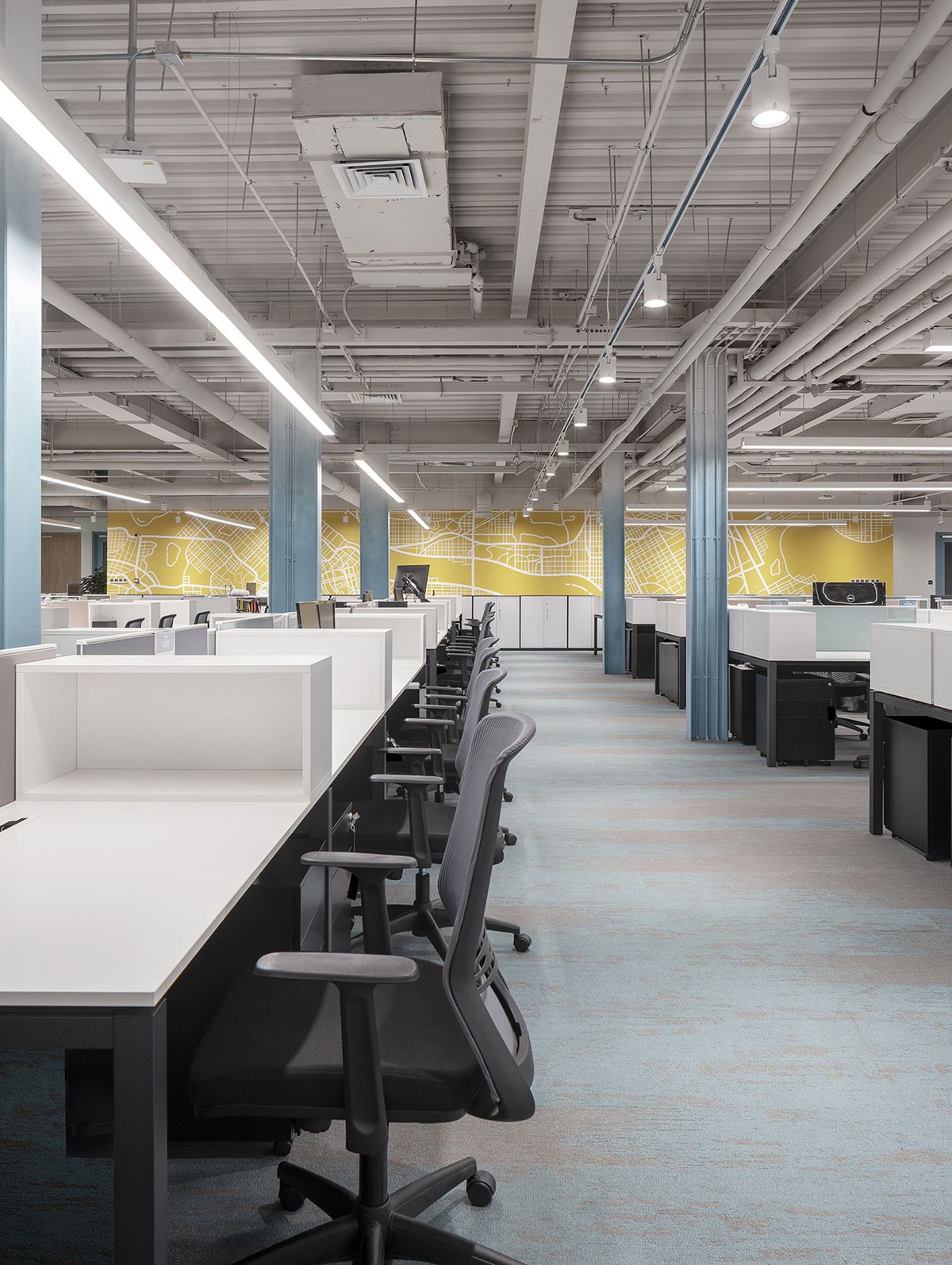 900平米新鄉(xiāng)廠(chǎng)房辦公室裝修效果圖