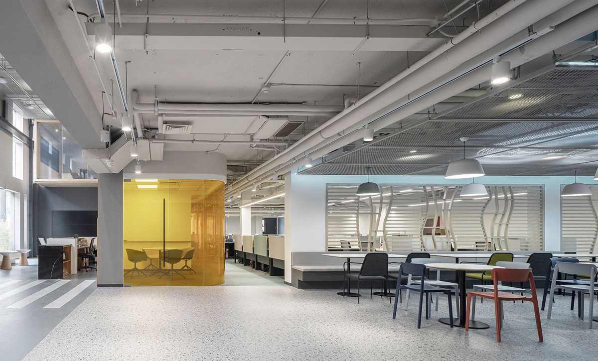 900平米新鄉(xiāng)廠(chǎng)房辦公室裝修效果圖