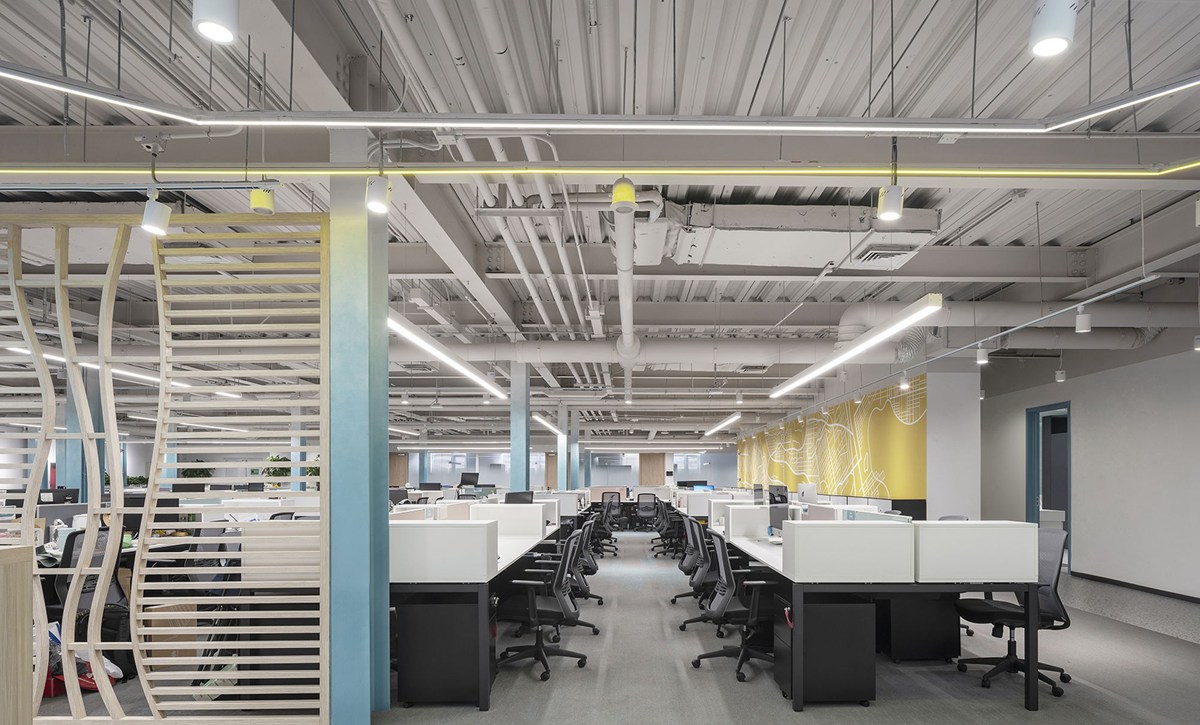 900平米新鄉(xiāng)廠(chǎng)房辦公室裝修效果圖