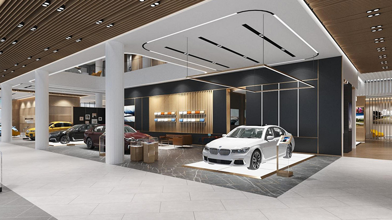3200平米汽車展廳裝修設(shè)計效果圖