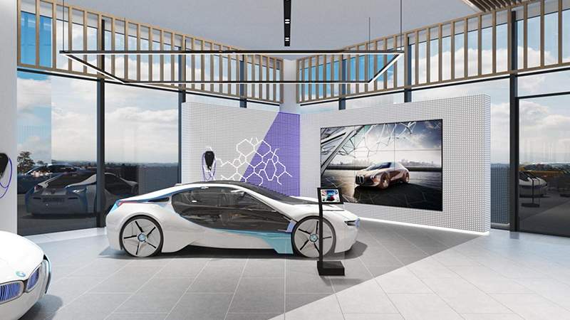3200平米汽車展廳裝修設(shè)計效果圖