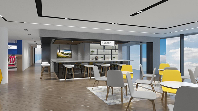 3200平米汽車展廳裝修設(shè)計效果圖