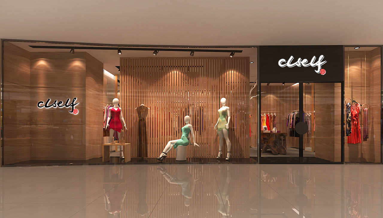 230平米品牌女裝店裝修設(shè)計效果圖