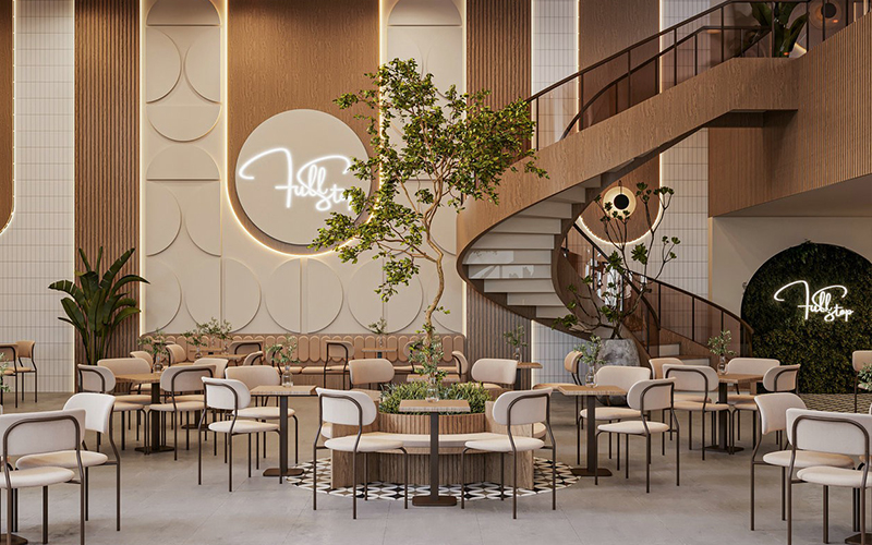 400平米靜語茶舍裝修設(shè)計效果圖