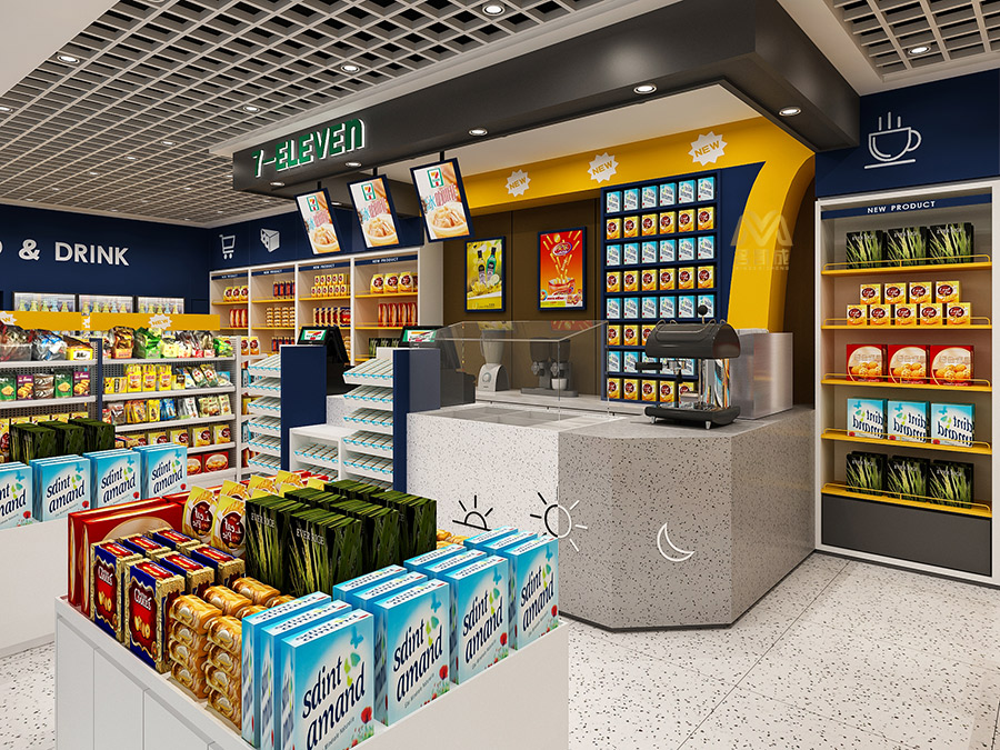 鄭州社區(qū)便利店裝修設計報價及施工注意事項