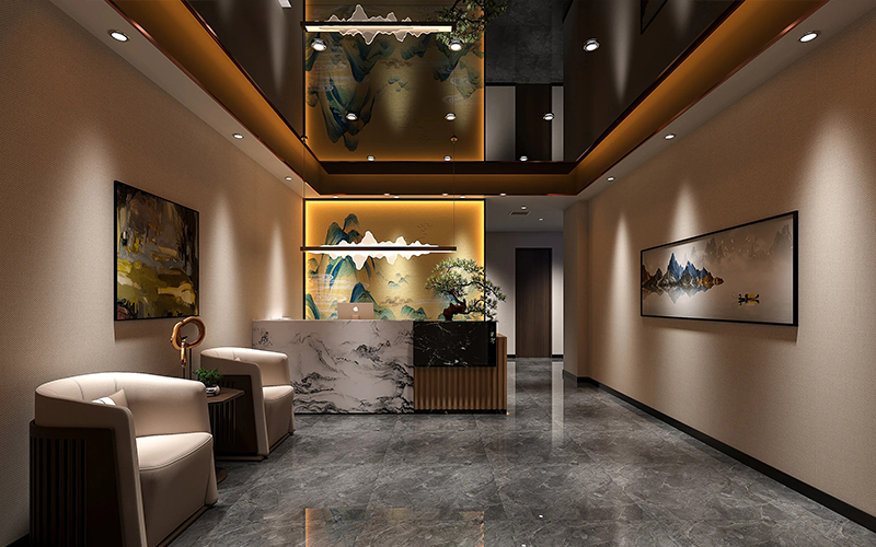 300平米足浴店裝修設(shè)計(jì)效果圖