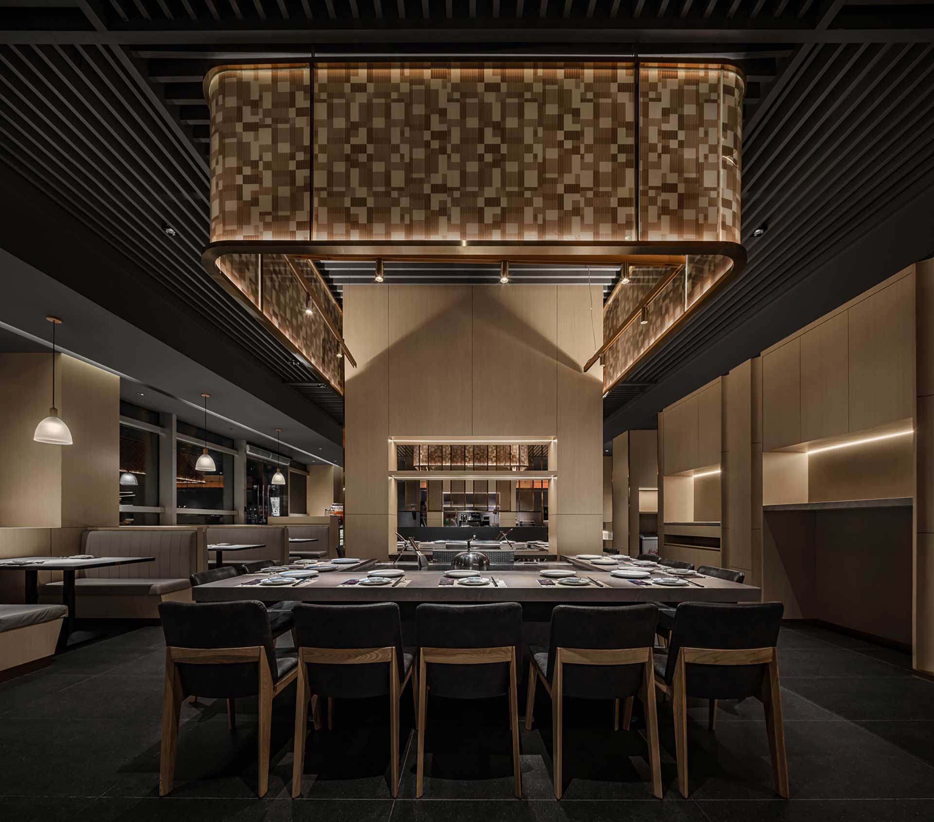 540平米連鎖餐廳裝修設(shè)計(jì)效果圖