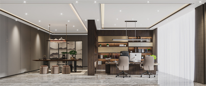 610平米鄭州辦公室裝修設(shè)計效果圖