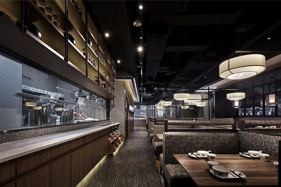 340平米現(xiàn)代中餐廳裝修設(shè)計(jì)效果圖