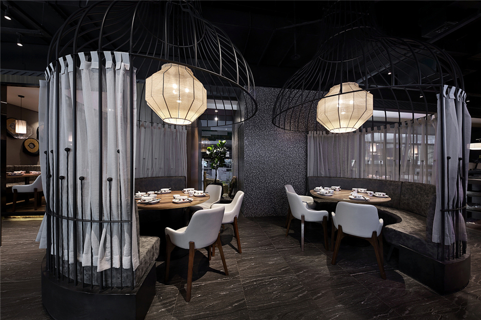 340平米現(xiàn)代中餐廳裝修設(shè)計(jì)效果圖