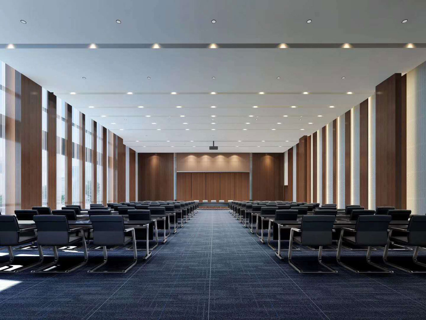 100平米會(huì)議室裝修設(shè)計(jì)效果圖合集