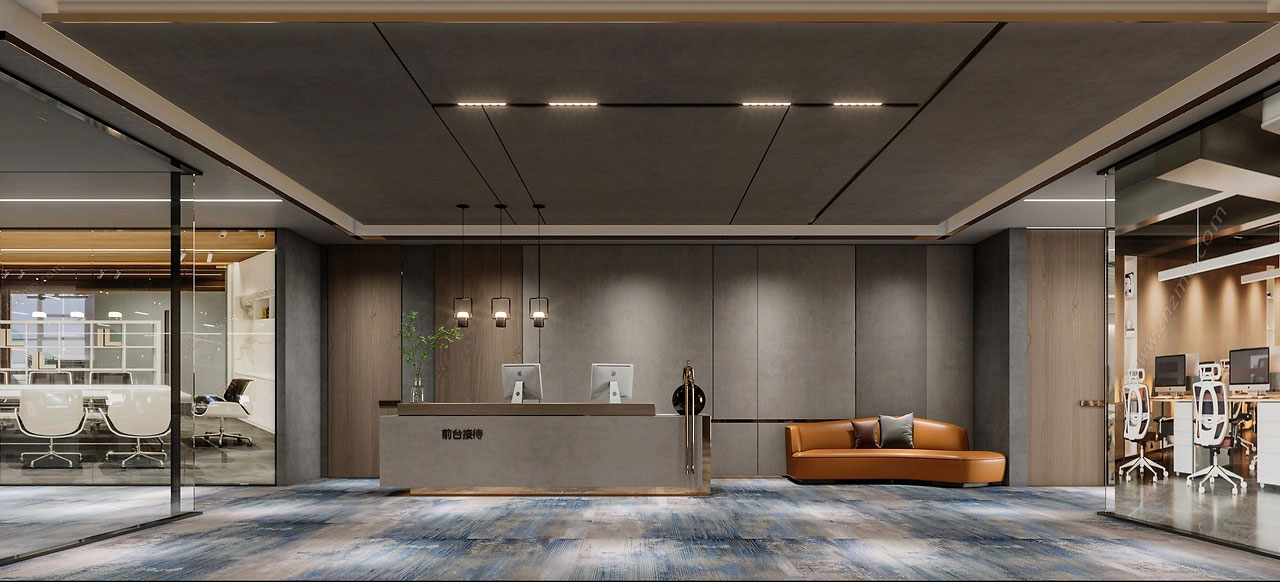 265平米高品質(zhì)辦公室裝修設計效果圖