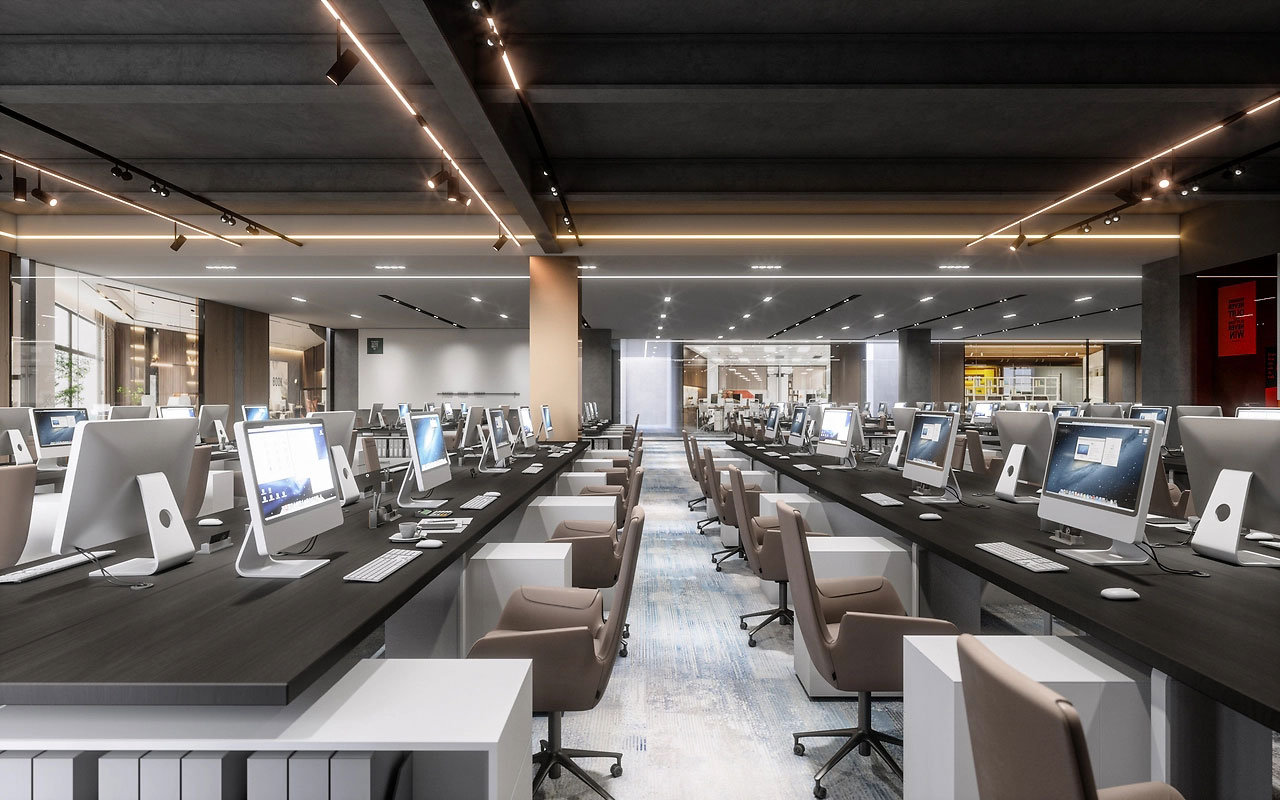 265平米高品質(zhì)辦公室裝修設計效果圖