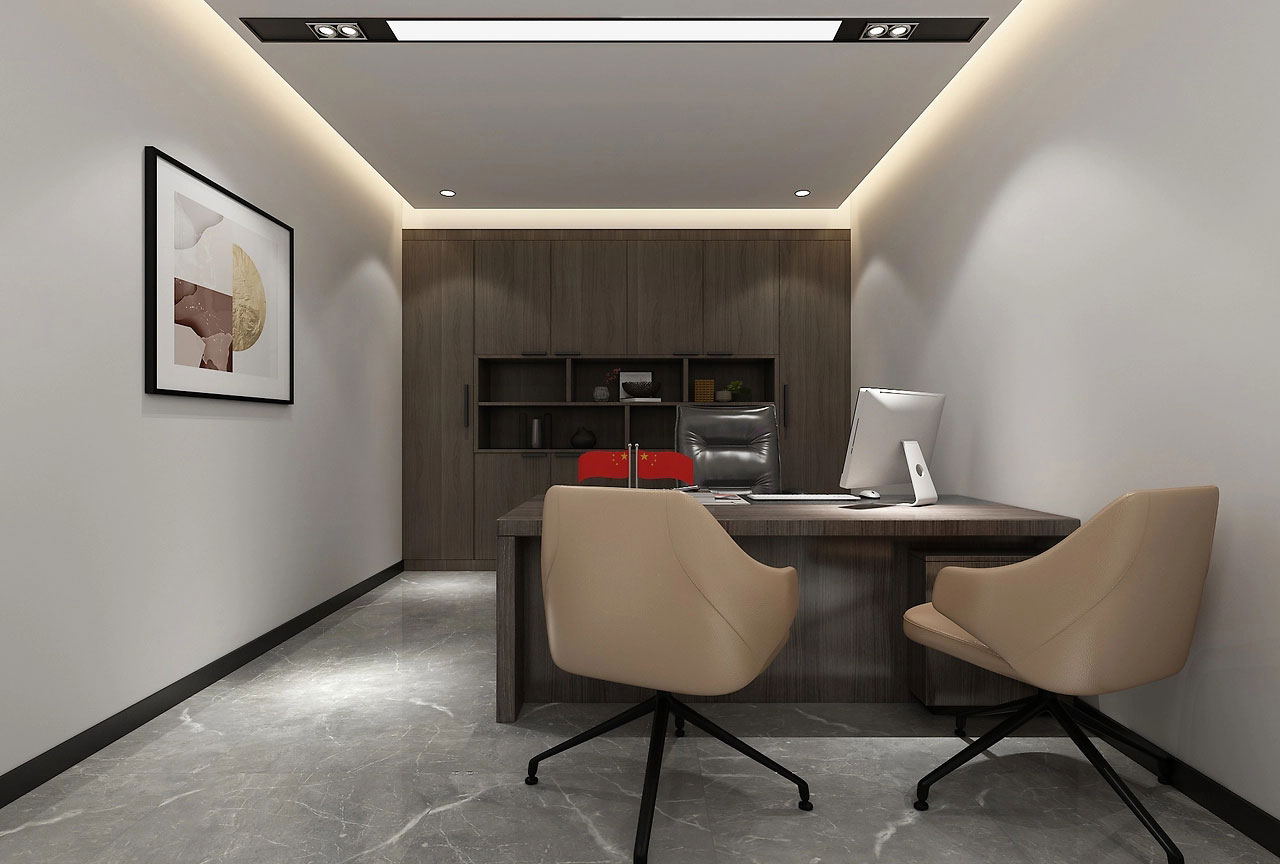 160平米鄭州辦公室設(shè)計裝修效果圖
