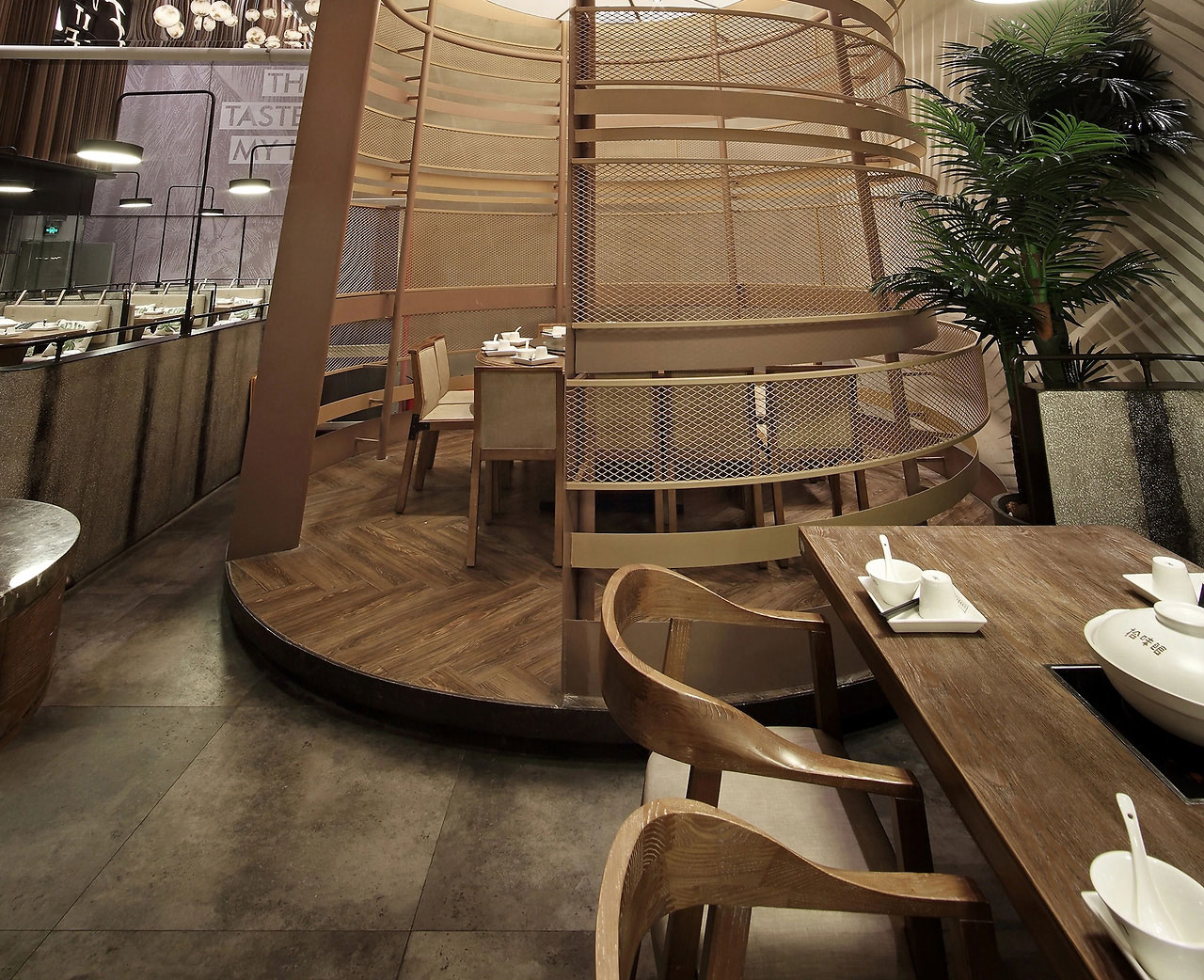 371平米中餐廳裝修設(shè)計效果圖