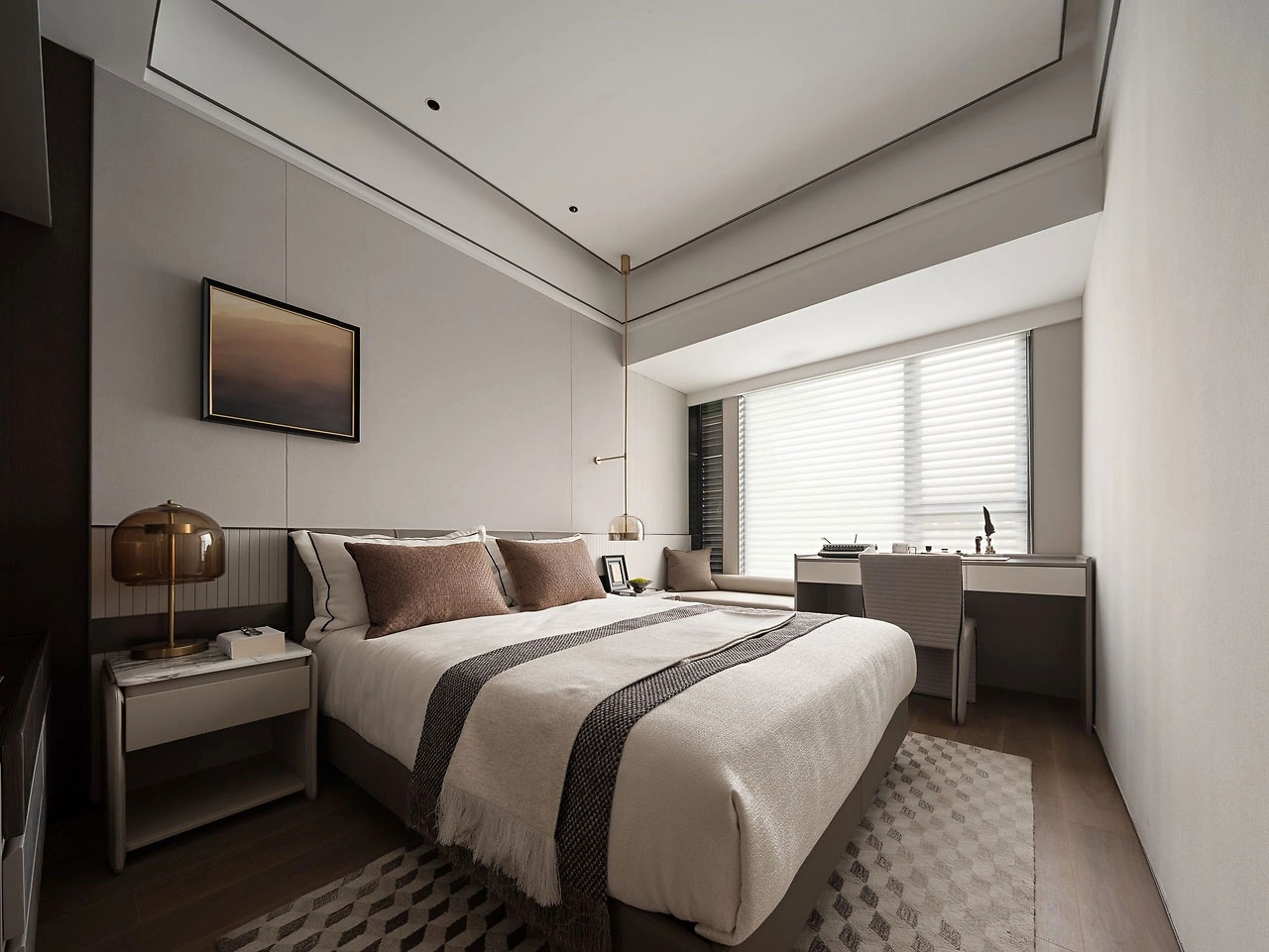 144平米美盛教育港灣家裝設(shè)計裝修效果圖