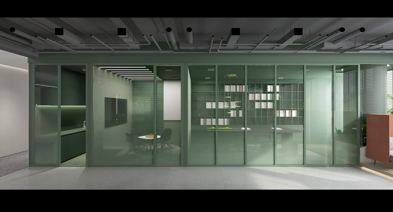 830平米現(xiàn)代辦公空間設計裝修效果圖