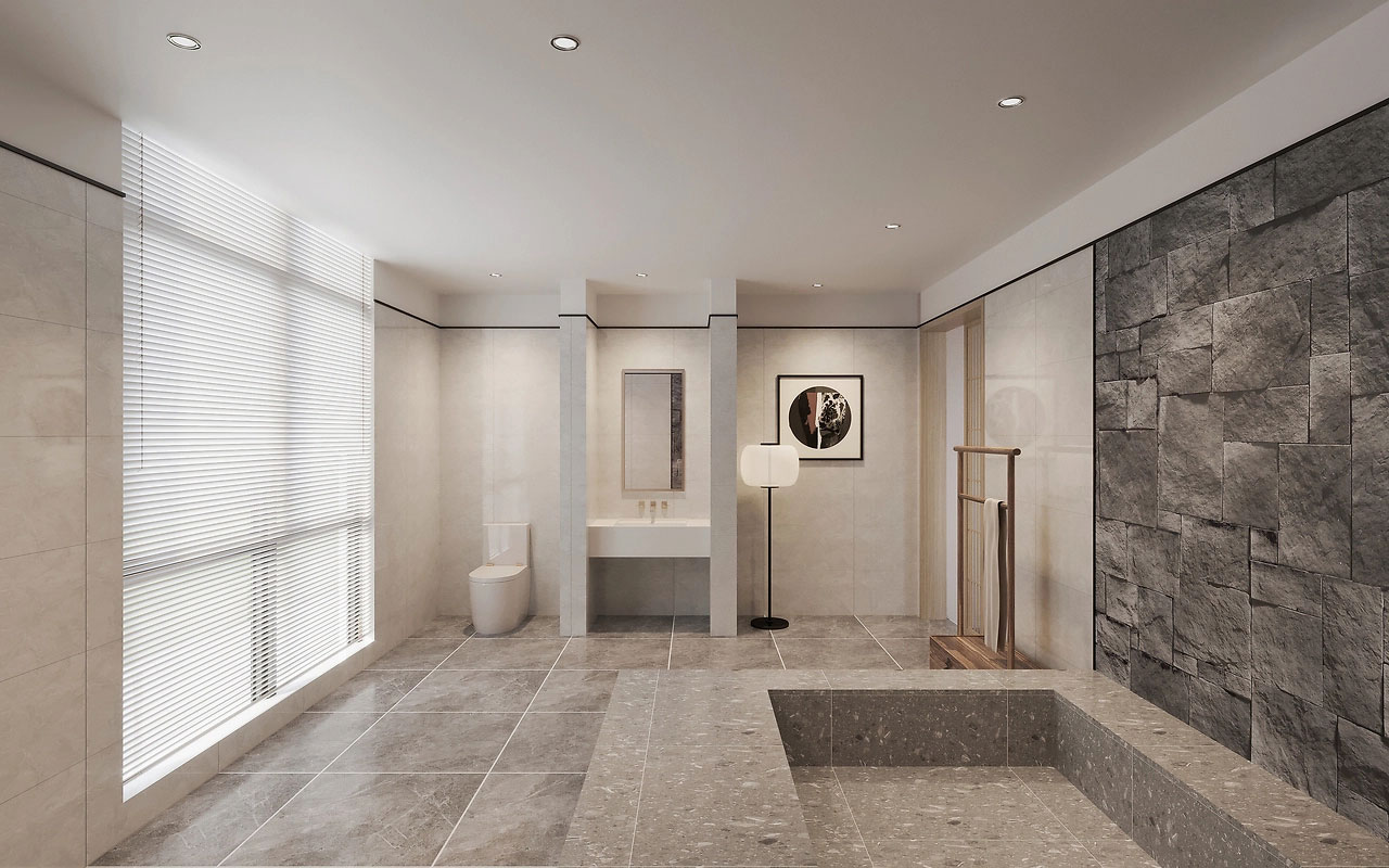 307平米新中式足浴會(huì)所裝修設(shè)計(jì)效果圖