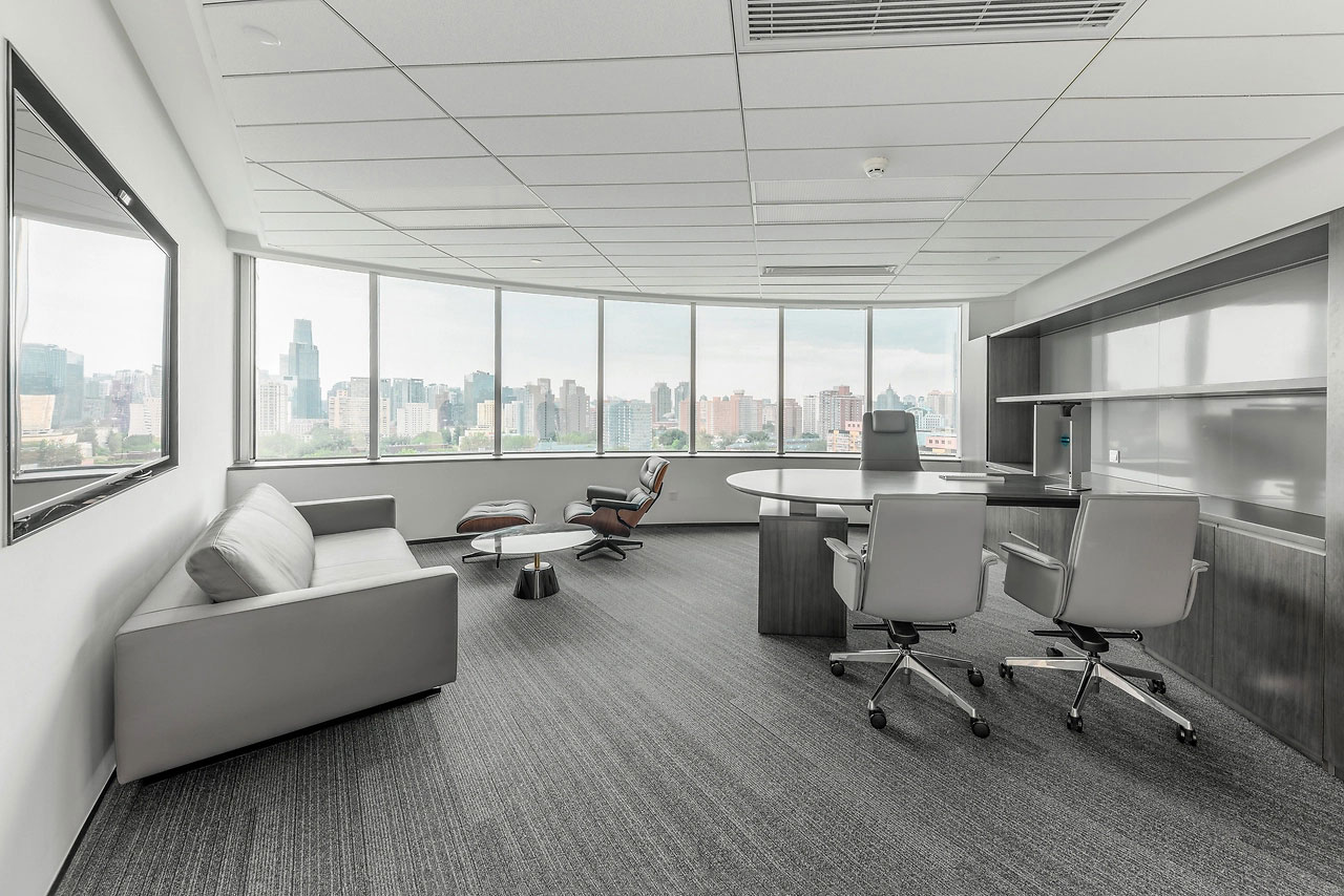 347平米新鄉(xiāng)廠(chǎng)房辦公室裝修設(shè)計(jì)效果圖