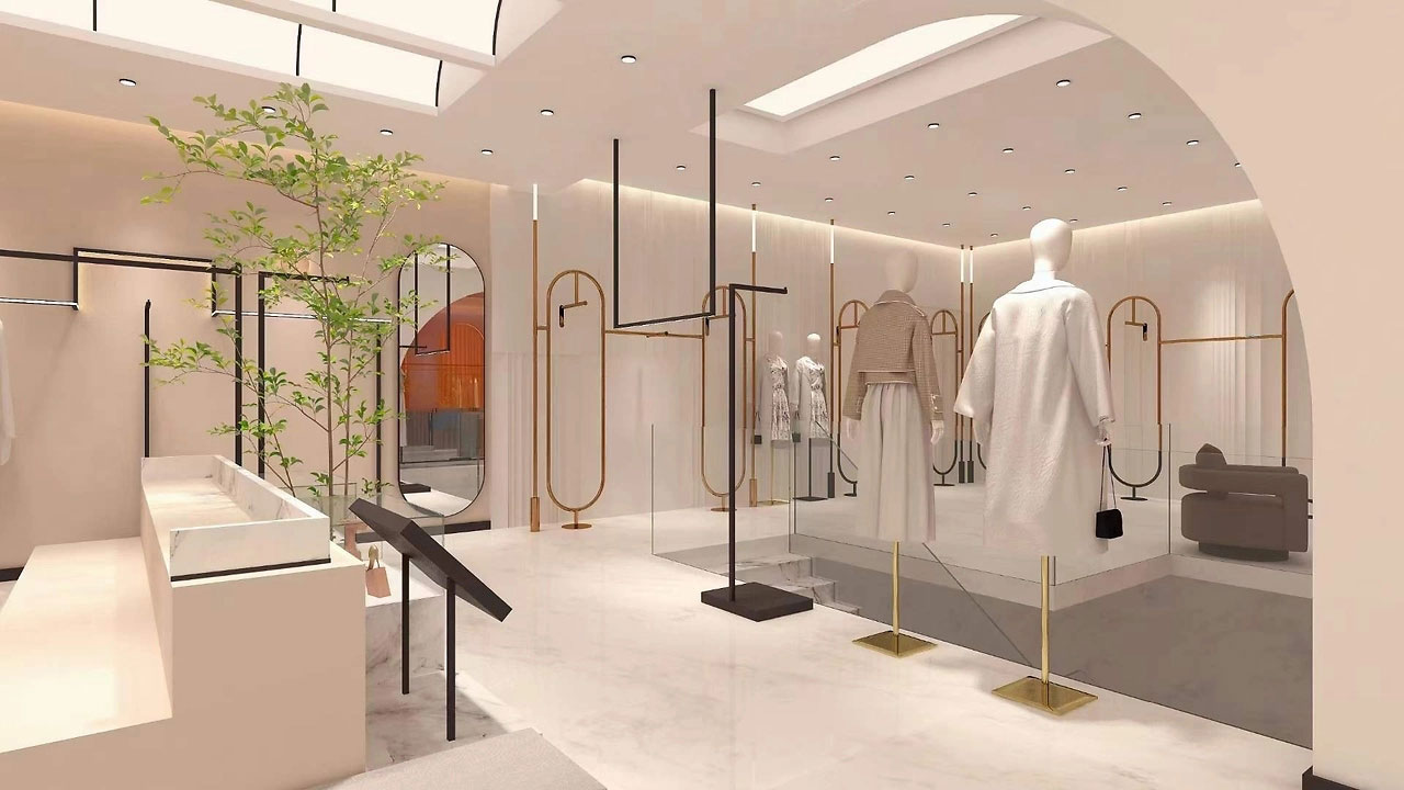 255平米服裝店鋪裝修設(shè)計(jì)效果圖