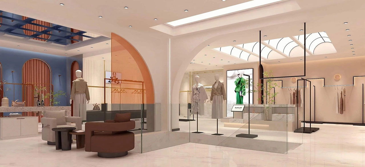 255平米服裝店鋪裝修設(shè)計(jì)效果圖