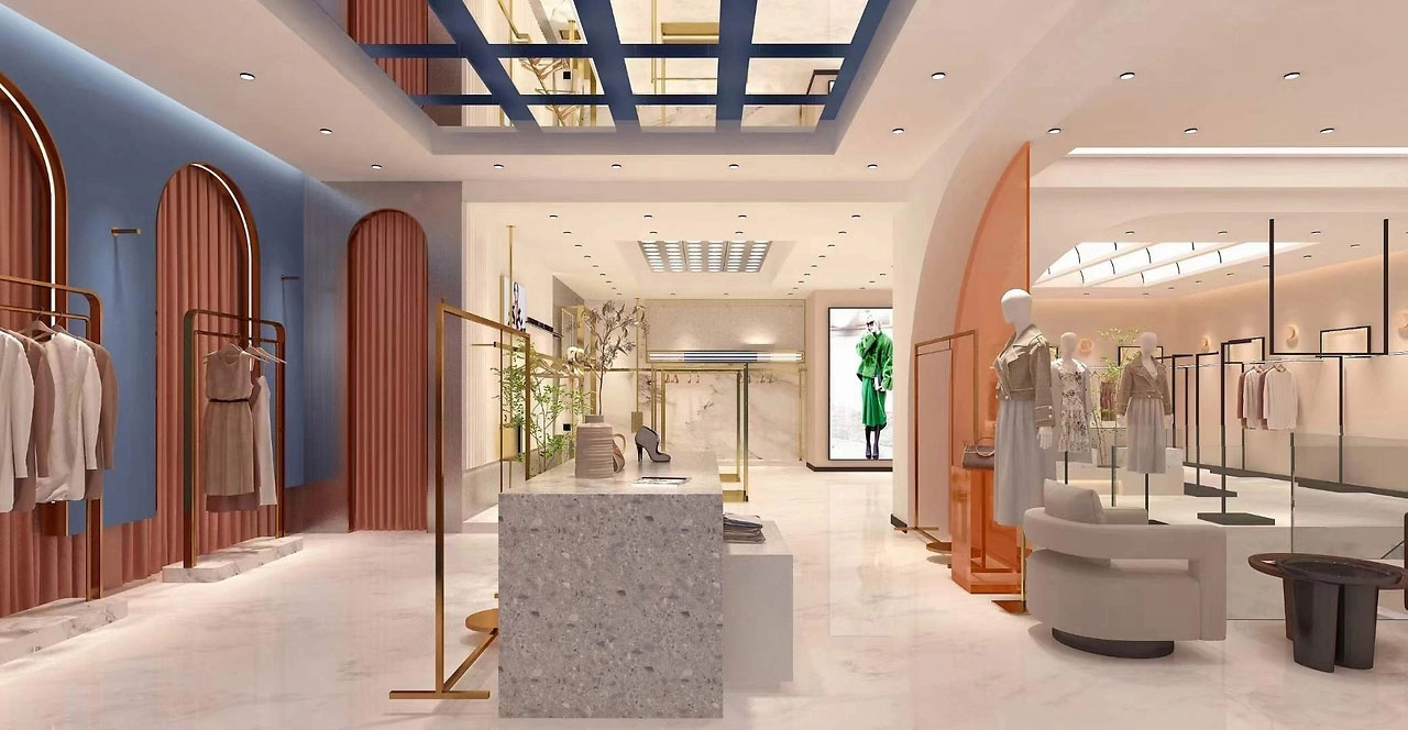 255平米服裝店鋪裝修設(shè)計(jì)效果圖