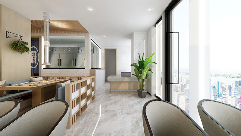 300平米鄭州烤肉店裝修設(shè)計效果圖