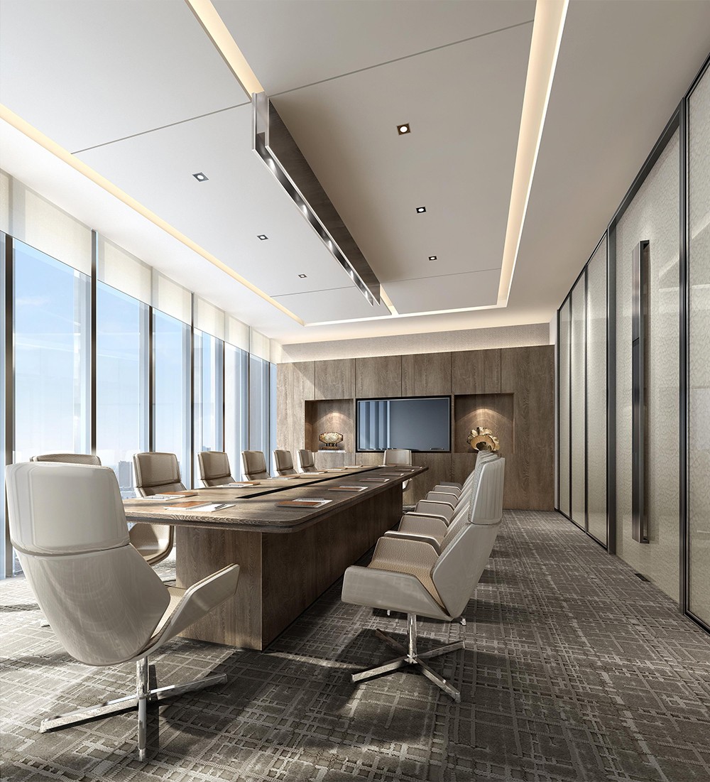 1300平米地產(chǎn)公司辦公樓設(shè)計效果圖