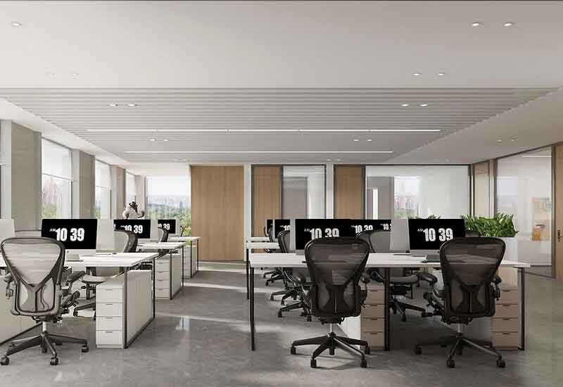 鄭州高層辦公室裝修設(shè)計：高空視野與空間布局