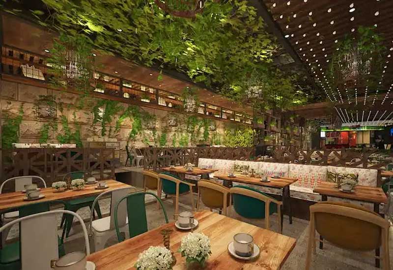 鄭州素食餐廳裝修：環(huán)保材料與自然風格的營造