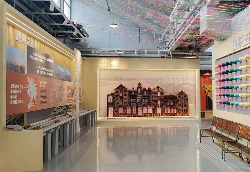 鄭州紡織面料展館設(shè)計(jì)費(fèi)用：新型材料的專利展示成本