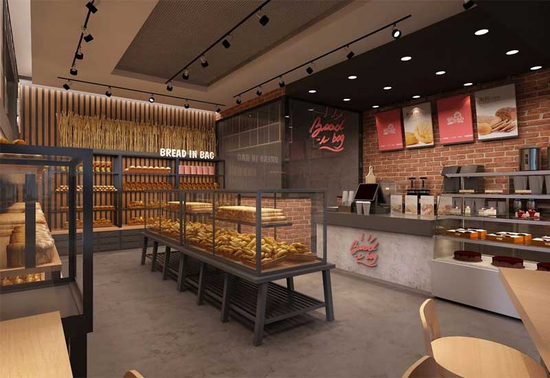 鄭州烘焙店裝修設(shè)計(jì)費(fèi)用：展示柜燈光設(shè)計(jì)報(bào)價(jià)明細(xì)