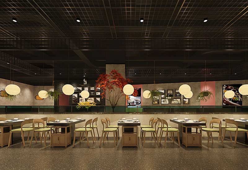 鄭州中餐廳裝修工期安排：低預(yù)算設(shè)計費(fèi)、及高性價比材料