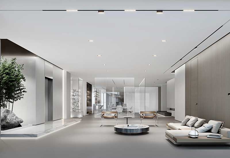 鄭州咨詢公司辦公室裝修設(shè)計(jì):接待客戶的舒適環(huán)境