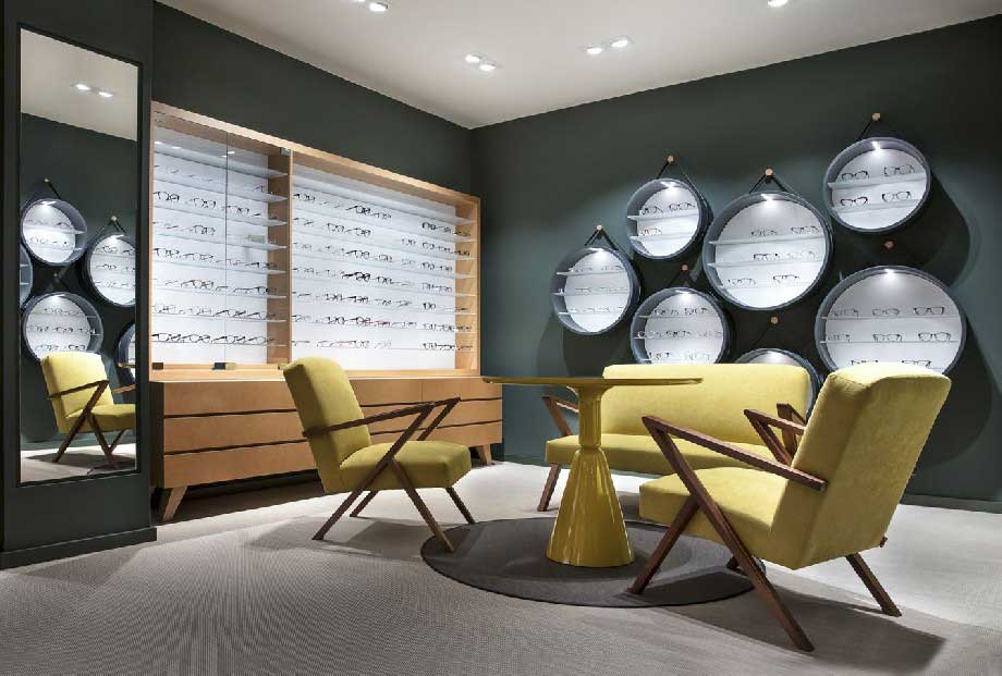 90平米眼鏡店裝修設(shè)計效果圖