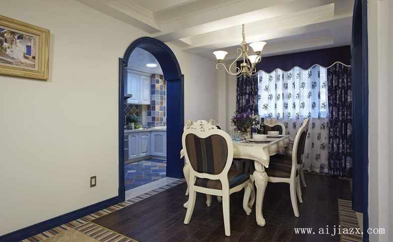 簡易的地中海風(fēng)格裝修效果圖