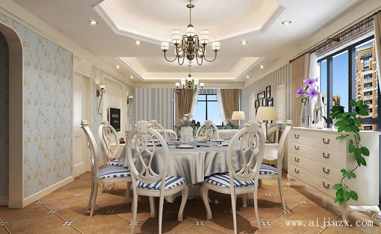 簡(jiǎn)潔素凈的地中海風(fēng)格裝修效果圖