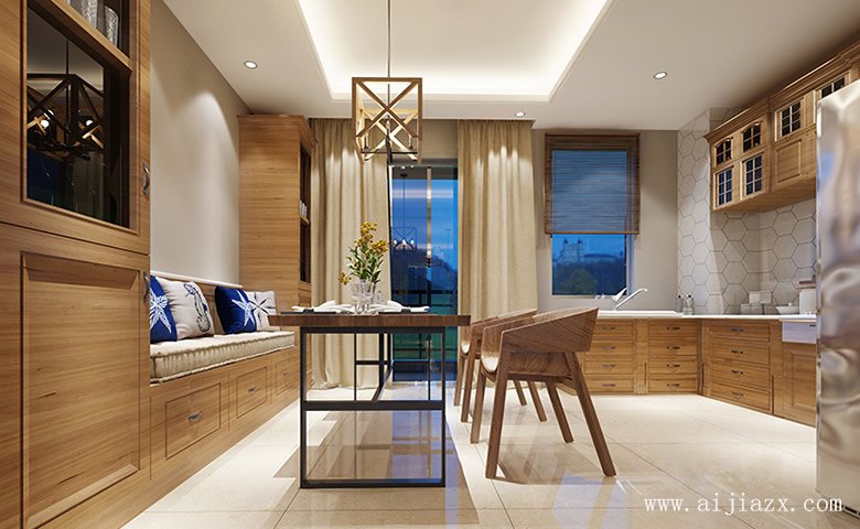 120平米現(xiàn)代簡約風格三居室裝修效果圖