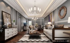163平米優(yōu)美大方的精致簡(jiǎn)歐風(fēng)格大戶型裝修效果