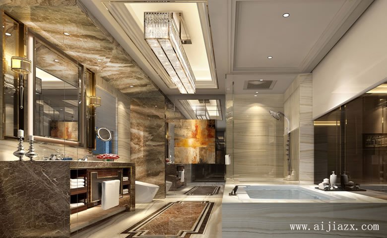 235平米歐式風(fēng)格超大戶(hù)型裝修效果圖