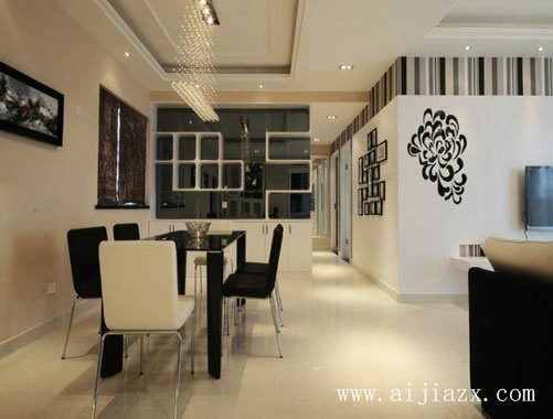 淡雅情調的現(xiàn)代簡約風格餐廳裝修效果圖