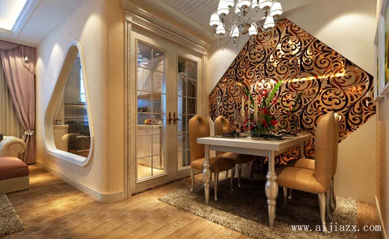 雍容奢華的歐式風(fēng)格大戶(hù)型餐廳裝修效果圖