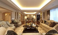 精致華美的淺色調(diào)歐式風格大戶型裝修效果圖