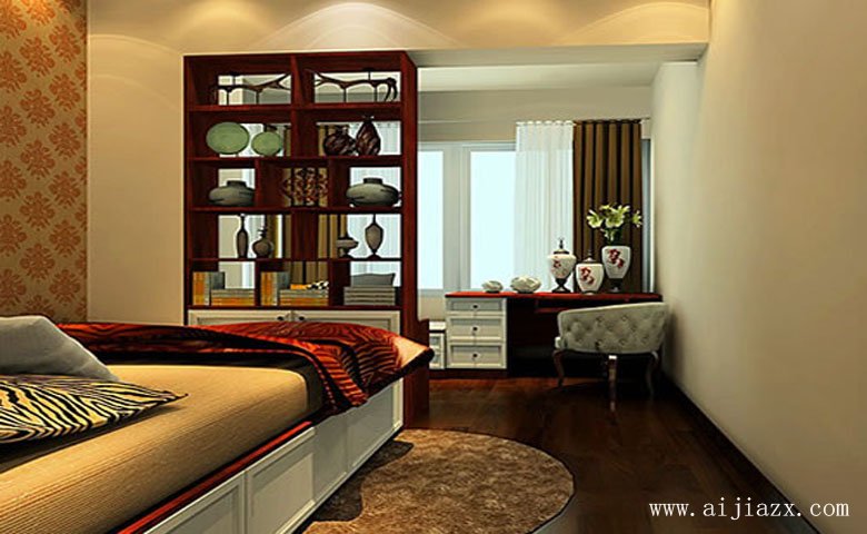 簡單實用的新中式風(fēng)格隔斷裝修效果圖