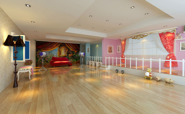 兒童攝影工作室裝修設(shè)計(jì)效果圖