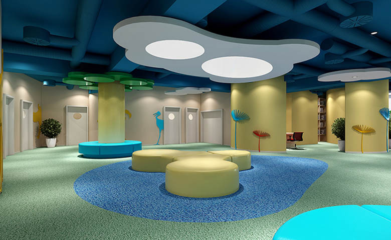 鄭州幼兒園兒童室內(nèi)游樂場(chǎng)裝修效果圖